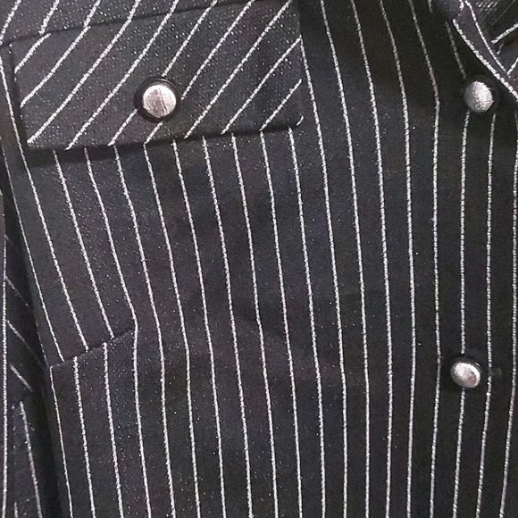 Edwards Vintage Sparkle pinstripes Blazer - Picture 8 of 16